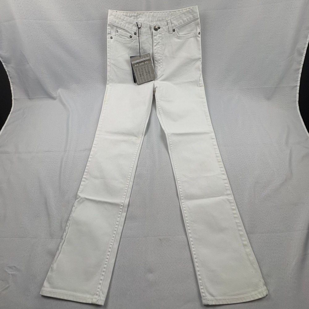 NWT BLK DNM White Jeans Women 28x32 (fits‎ 28x30) Minimalist Quiet Luxury*READ